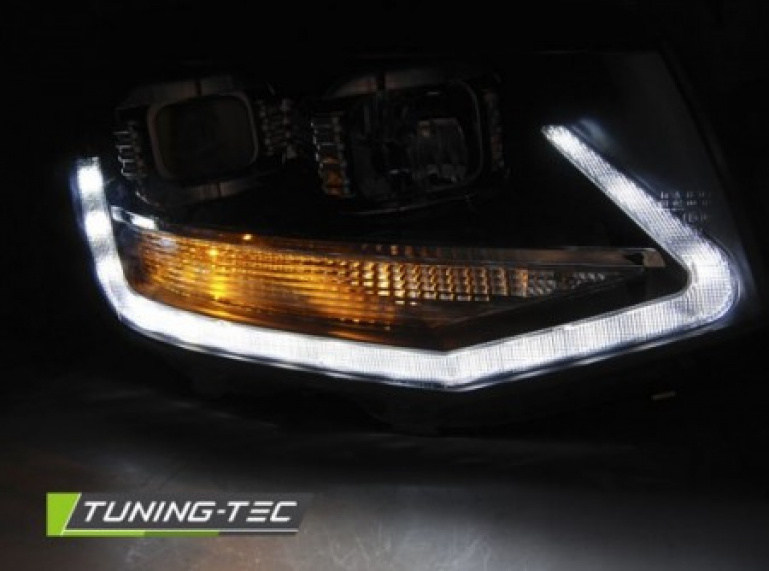 LED Tagfahrlicht Scheinwerfer für VW T6 15-19 schwarz
